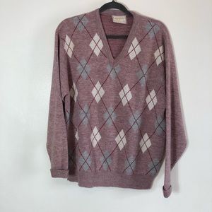 Men’s Vintage Hogan V-Neck Grandpa Sweater